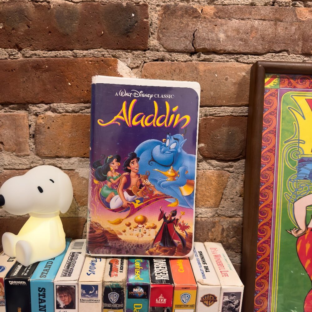 1992 DISNEY ALADDIN VHS